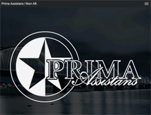 Tablet Screenshot of primaassistans.se